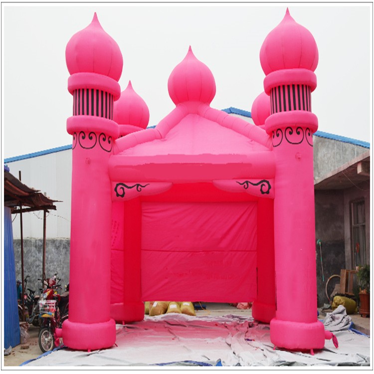 柳北粉色帐篷